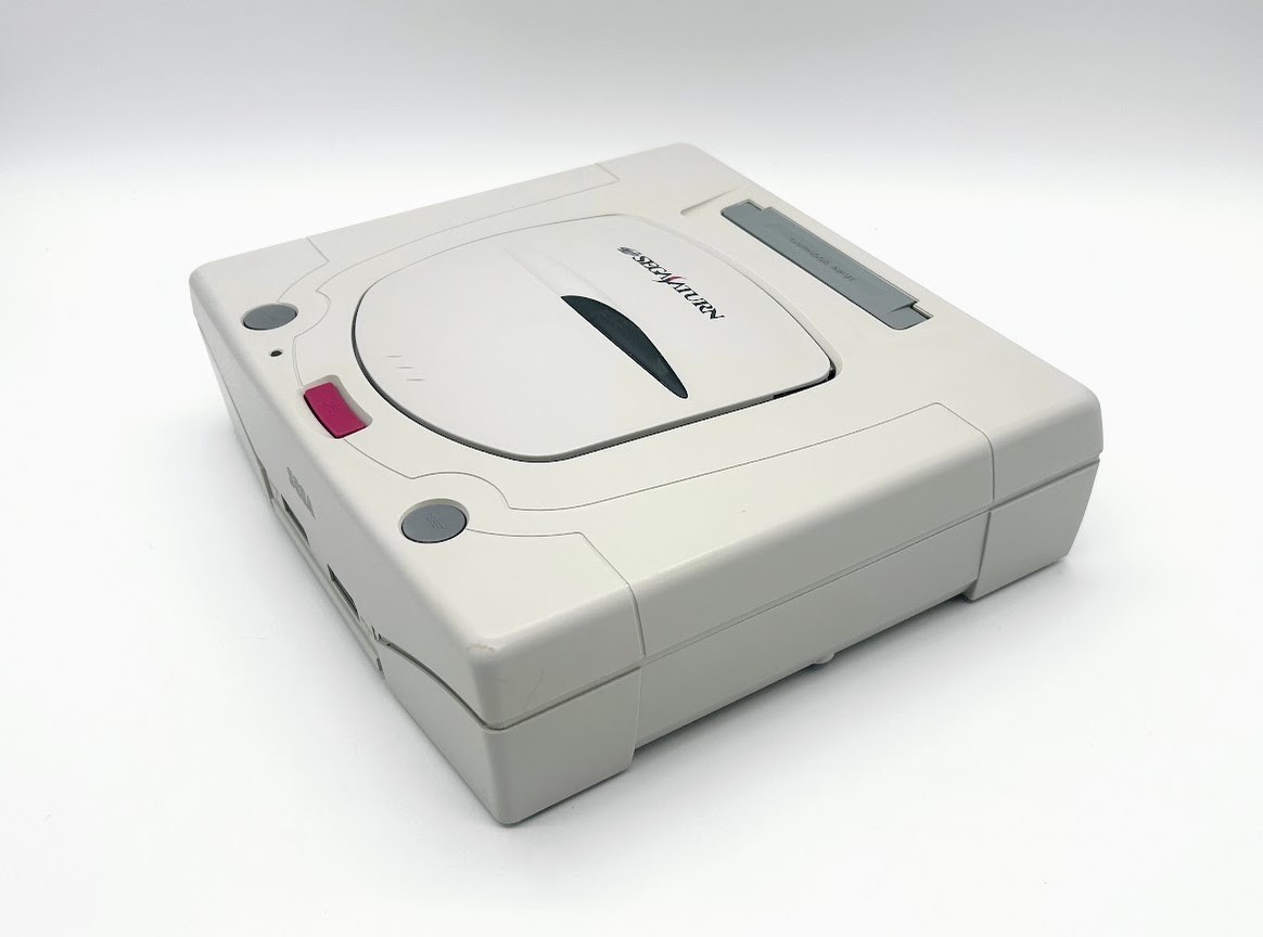 Sega Saturn Console HST-3220 Bundle 12 Games Ultraman No Manuals Case Wear #521