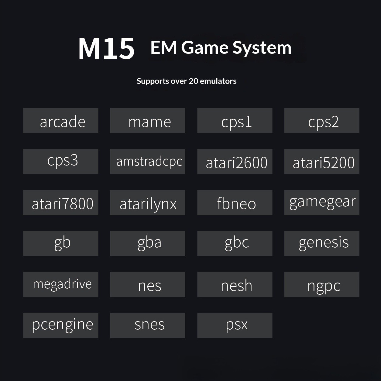 M15 4K HD Home Game Console – Wireless PS-Style Controller & HDMI Output