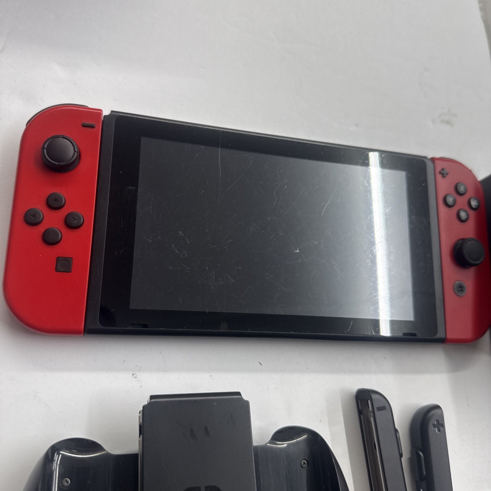 Switch – Nintendo Mario Choose One Bundle 32GB Console – Black Red ***NO GAME***