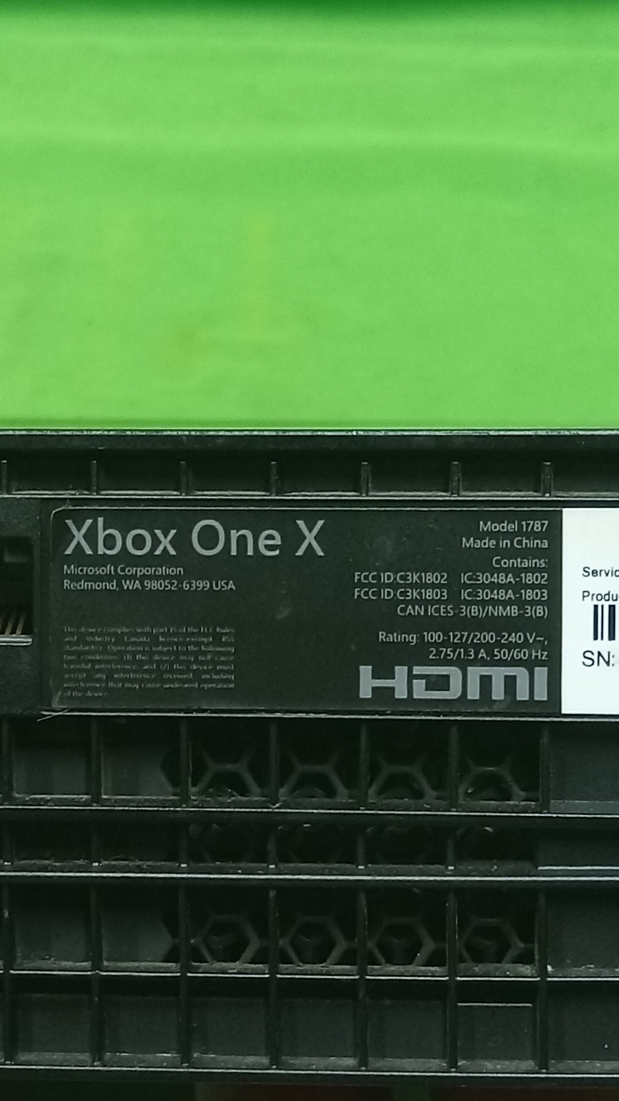Microsoft Xbox One X 1TB (Model 1787) – Digital Ready – Disc Read Error