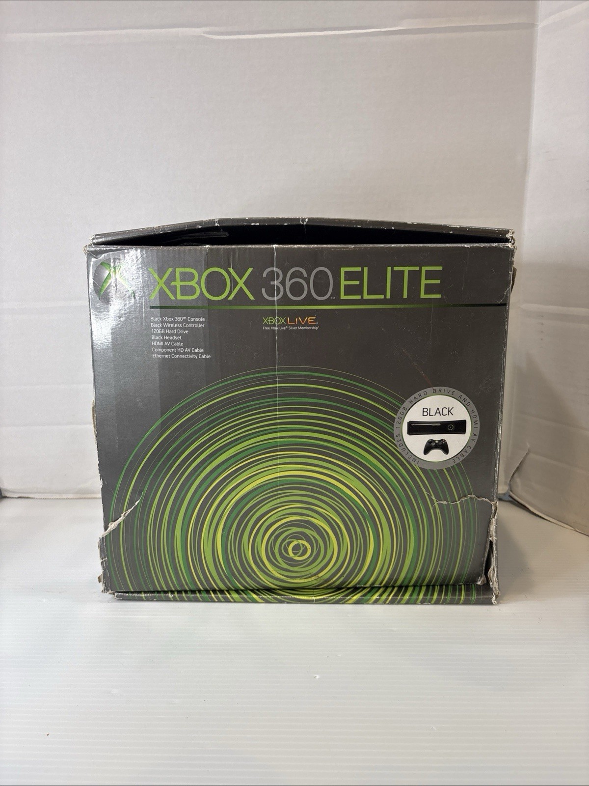 Microsoft Xbox 360 ELITE Core Model Complete Video Game Console System 120GB