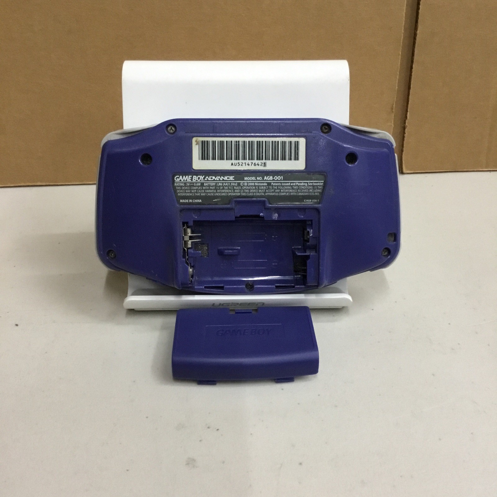 Nintendo Game Boy Advance AGB-001 Atomic Purple ~ NEW LENS