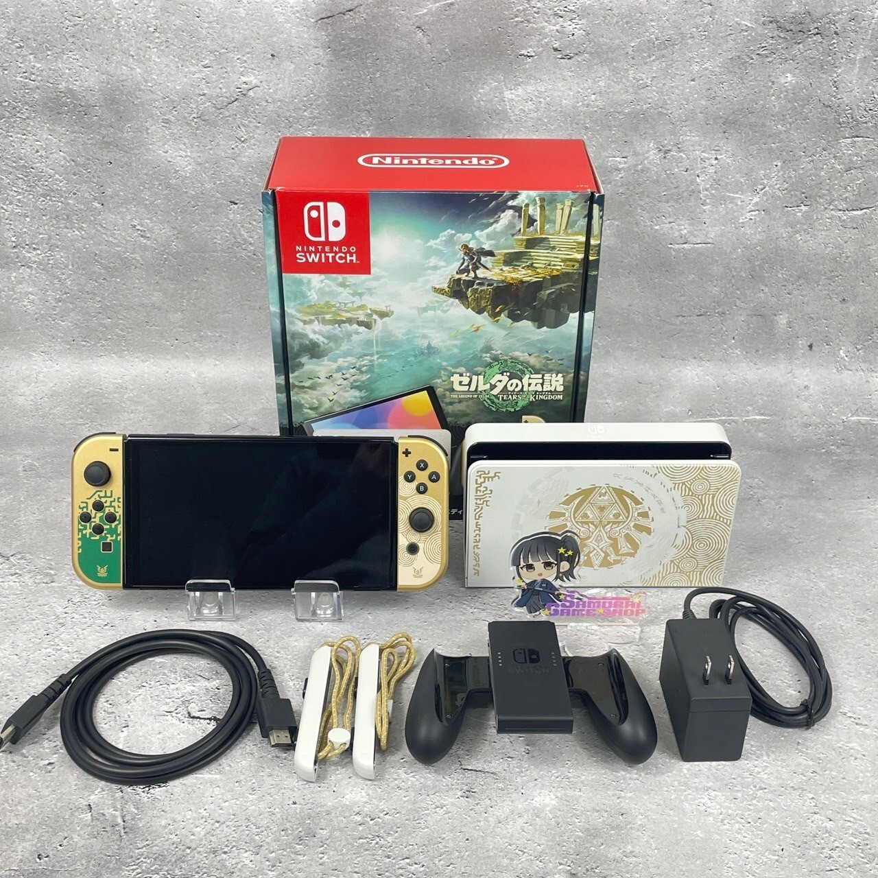 Nintendo Switch 64 GB OLED Console White Neon Red & Blue Zelda Pokémon Splatoon