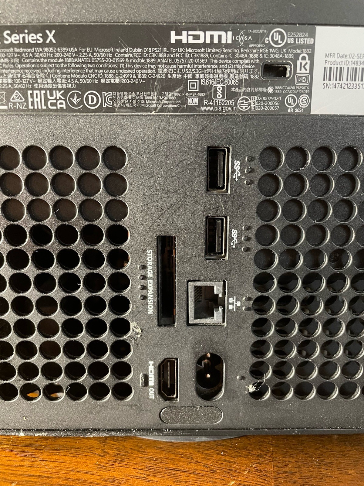 Microsoft Xbox Series x 1TB High-End Gaming Console Scuff Edition Used No Box