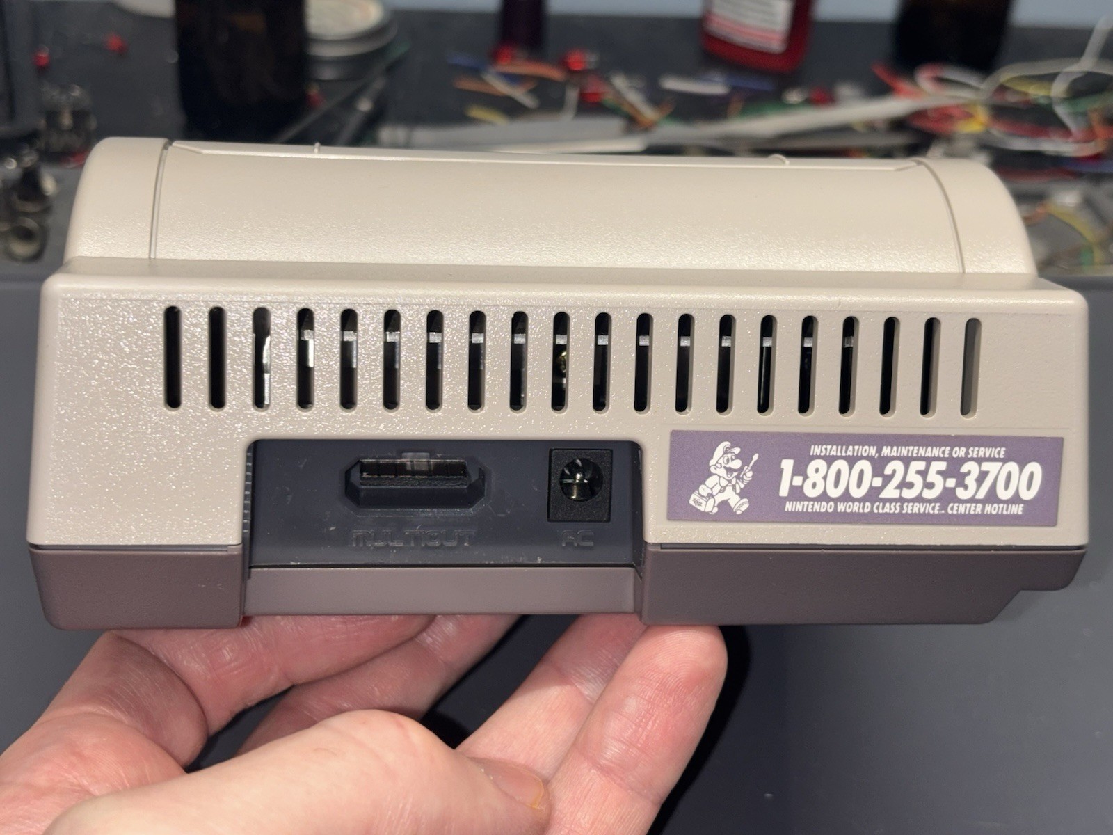 Ultimate NESRGB Nintendo Top Loader IGR Recapped Expansion Audio LED RGB NES
