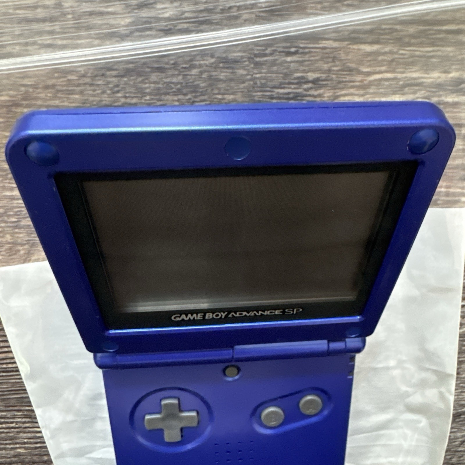 Nintendo Game Boy Advance SP Console – Cobalt Blue – Tested W/ Charger Clean