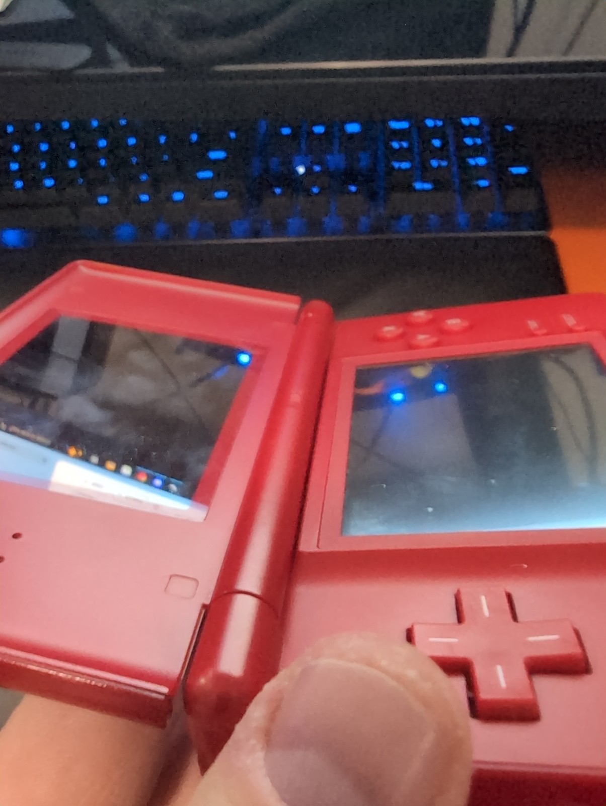 Nintendo DS Lite – red super mario bros – Handheld Console – Very Clean