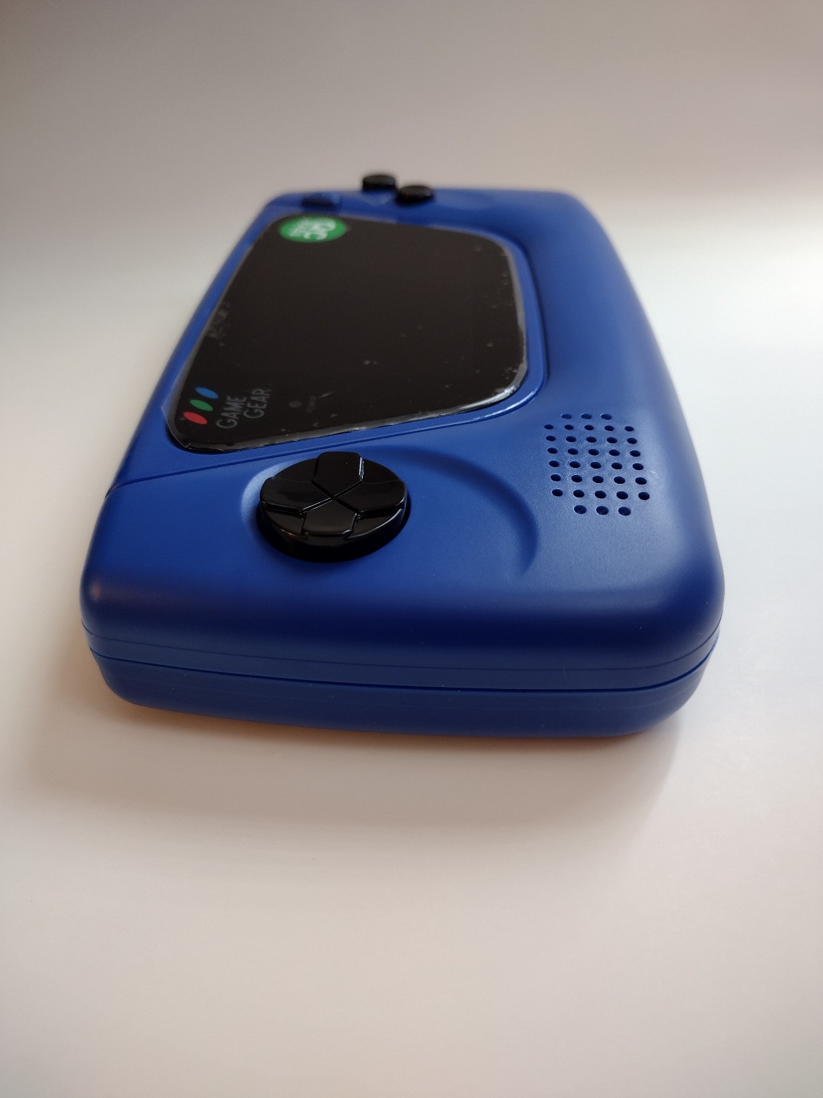 SEGA Game Gear Console – Blue, recapped, new IPS LCD, new shell and buttons