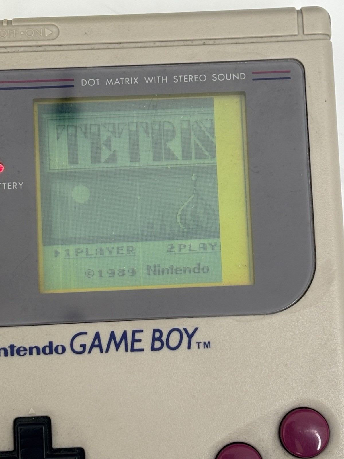 Nintendo Game Boy DMG-01 Console CIB 1989 Tetris Edition GAMEBOY -SEE DESC