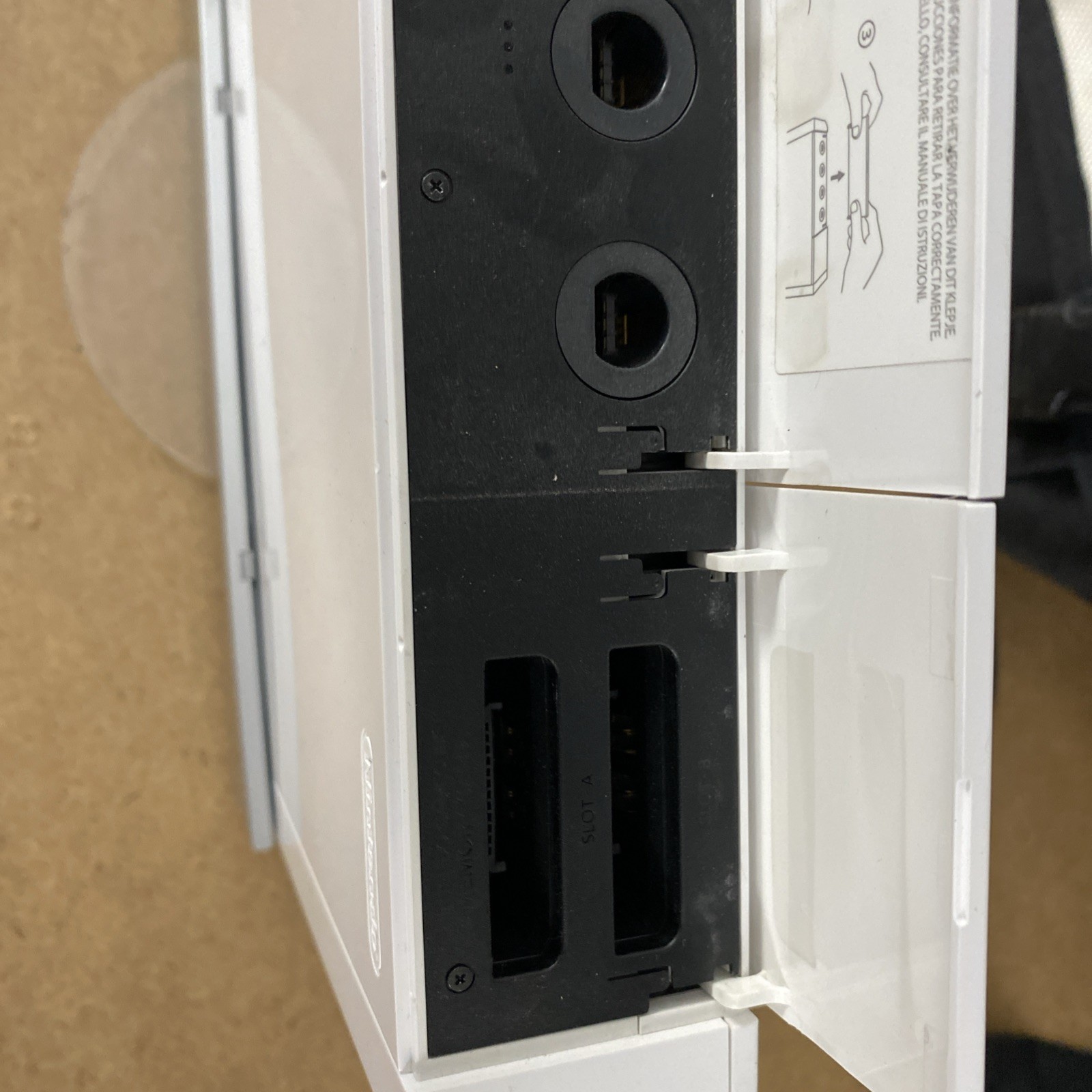 Nintendo Wii Lot Two Controllers, Carrying Case 1 Joy Stick 1 Cover,Stand Work