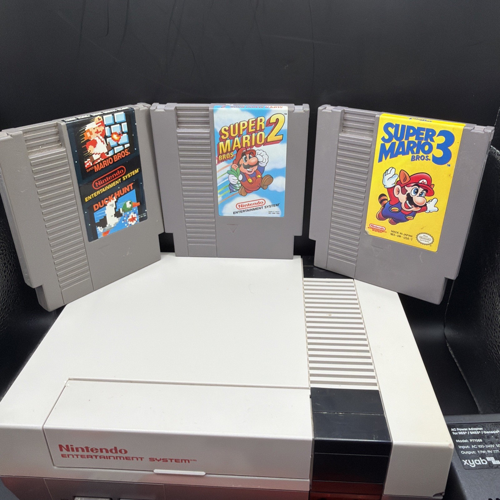 NES Nintendo Console Bundle with Super Mario Bros. 1,2,3 and Controllers