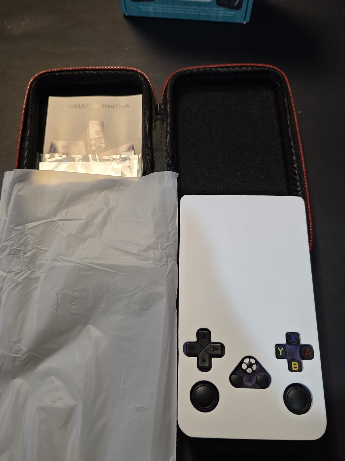 PURPLE R36 Max Handheld Game Console 3.5 Inch IPS Screen 20000+ Games Video 128G