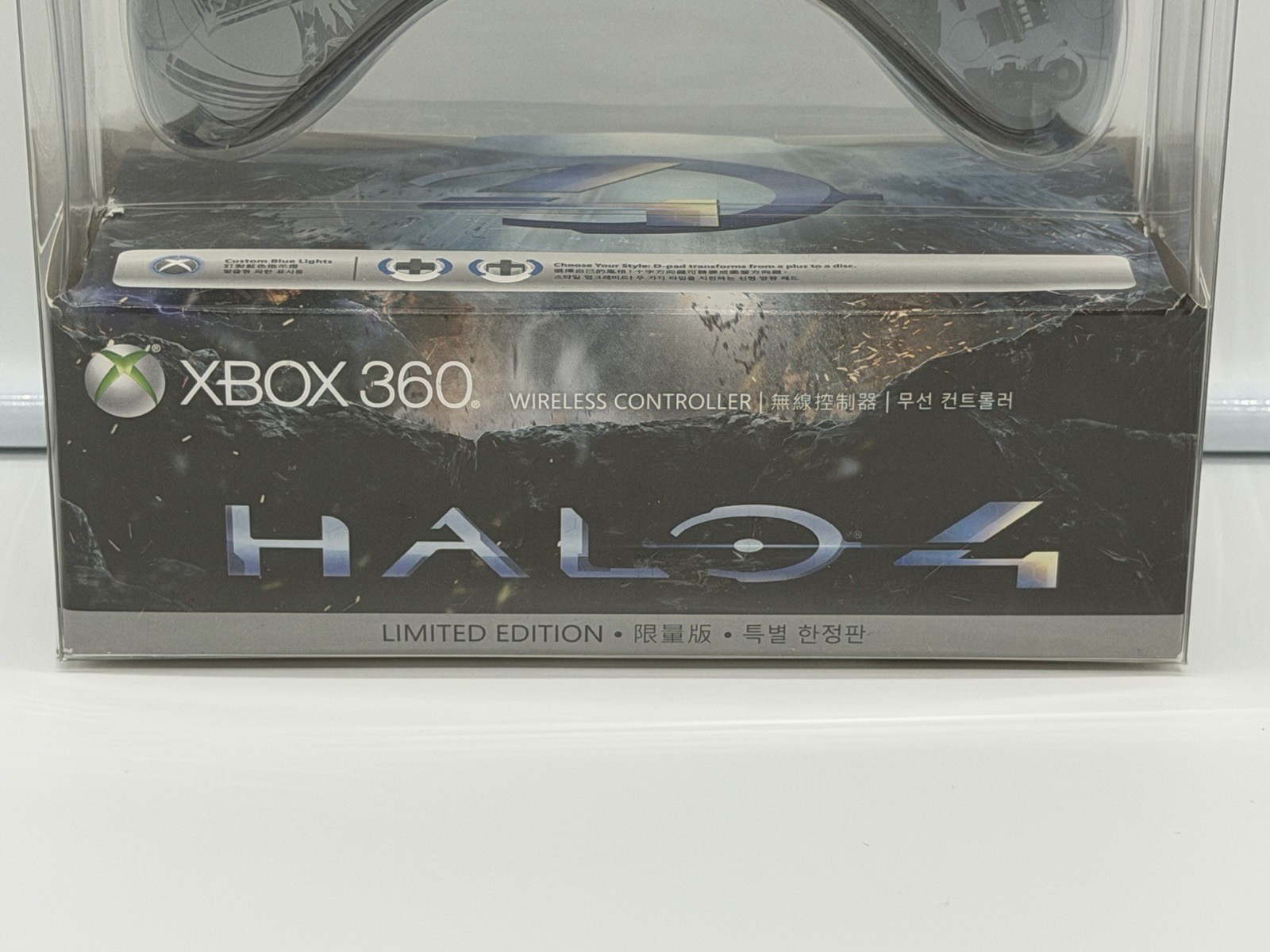 SEALED Halo 4 UNSC Xbox 360 Wireless Controller Korean Limited Edition KoreaRare