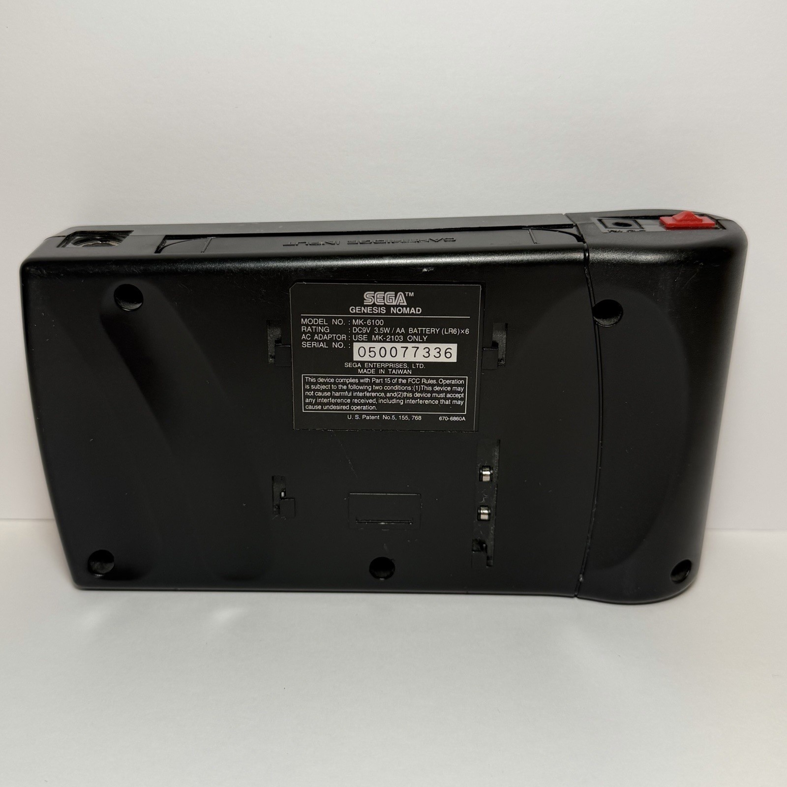 Sega Genesis Nomad Game Console Handheld No Charger Or Battery Pack Untested