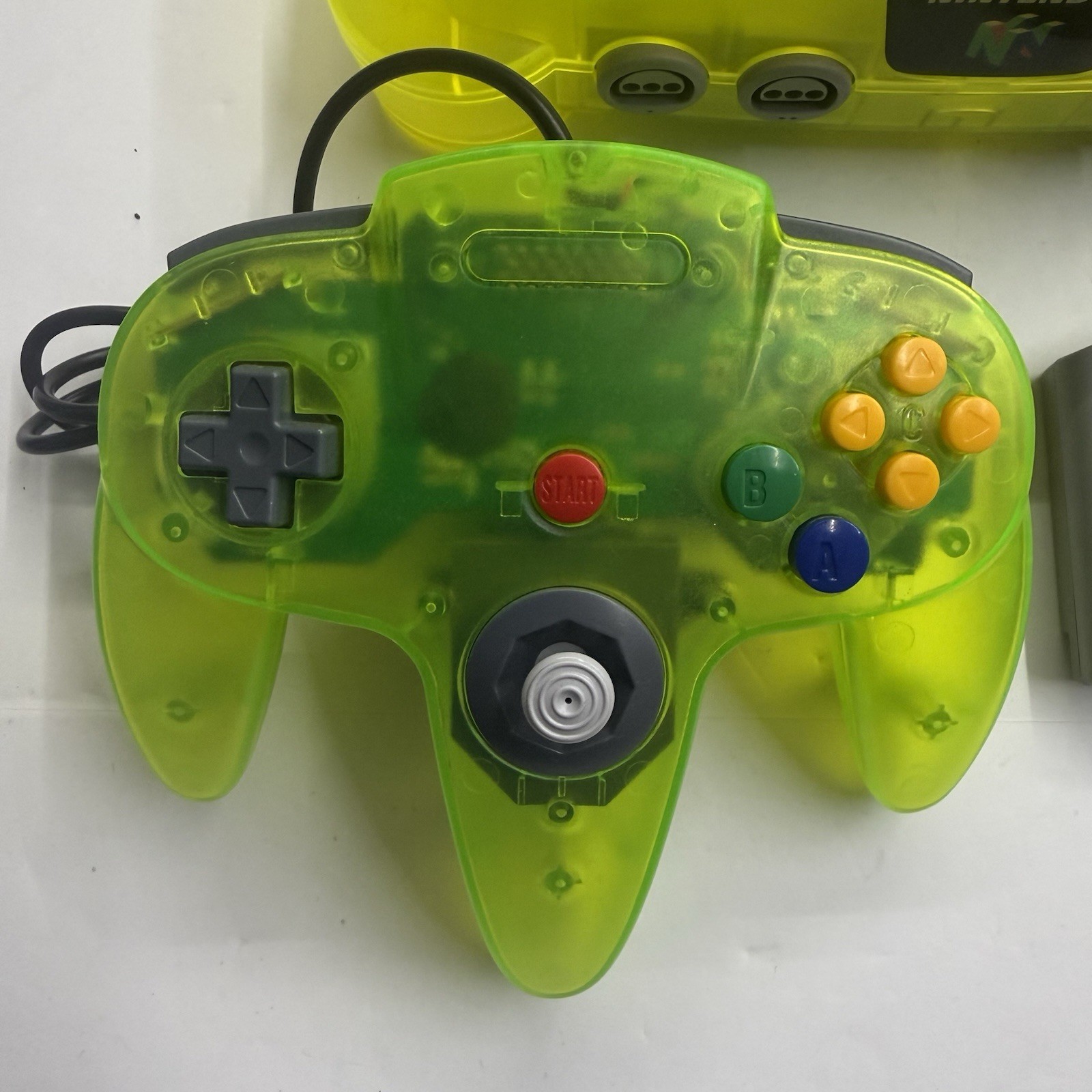 N64 – Nintendo 64 Home Console – Extreme Green Funtastic Tested #2941