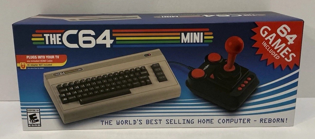 THE C64 MINI COMMODORE 64 BOXED HDMI CONSOLE BRAND NEW FACTORY SEALED