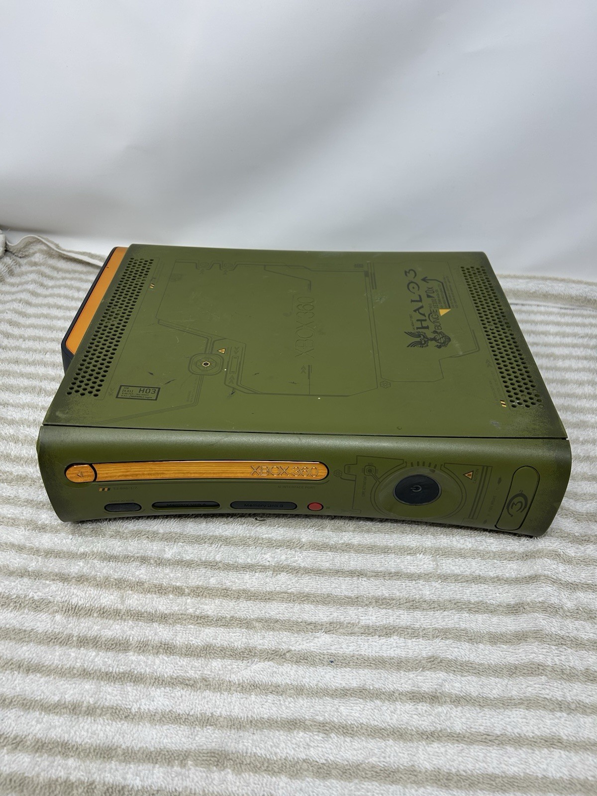 Microsoft Xbox 360 Halo 3 Special Edition With Power And Av Cord! Tested! Read!!