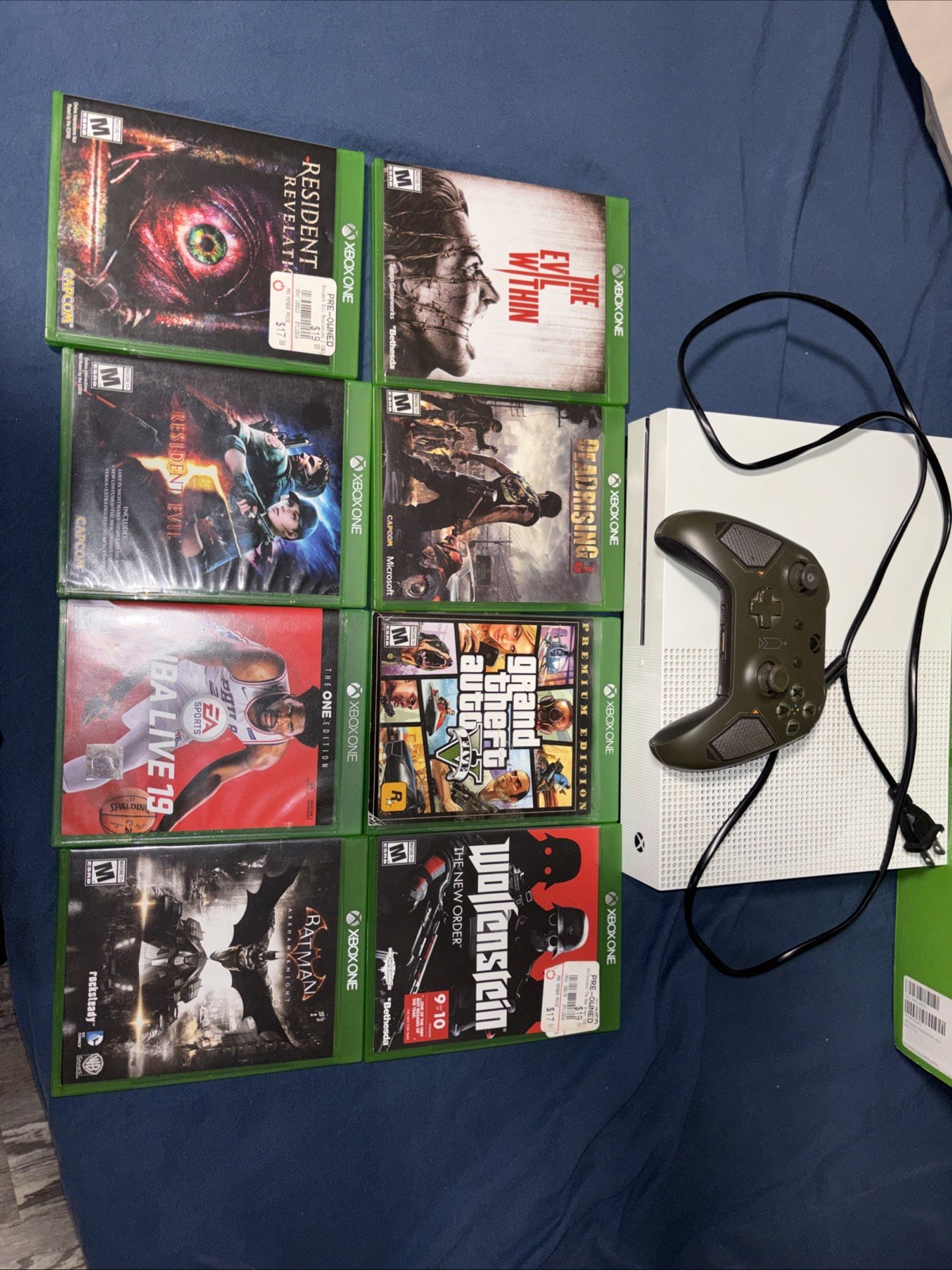 Microsoft Xbox One S White Console (RRS00095)