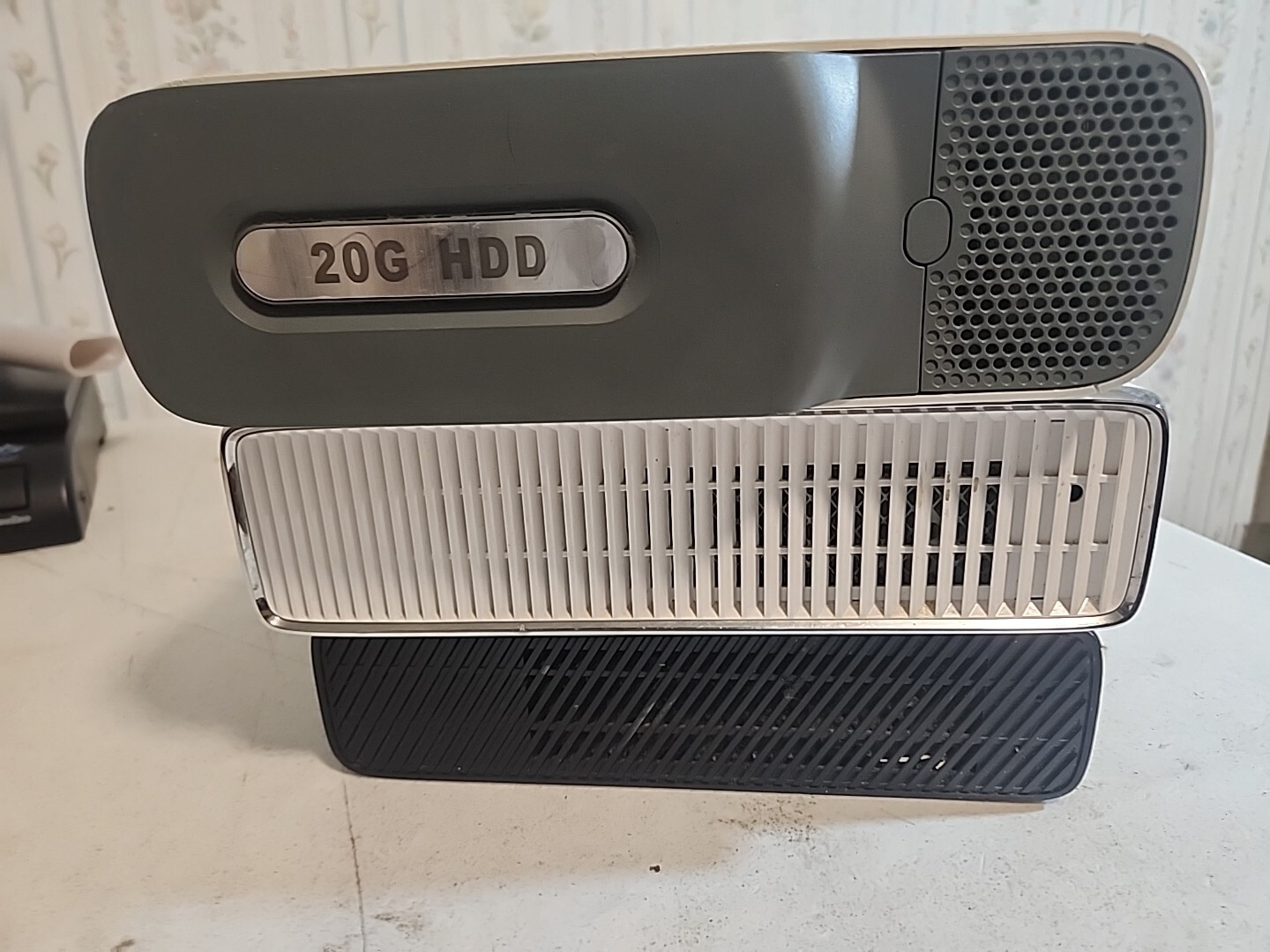 Lot of 4 Xbox 360 S/E Consoles Only AS-IS Untested Unknown Condition.