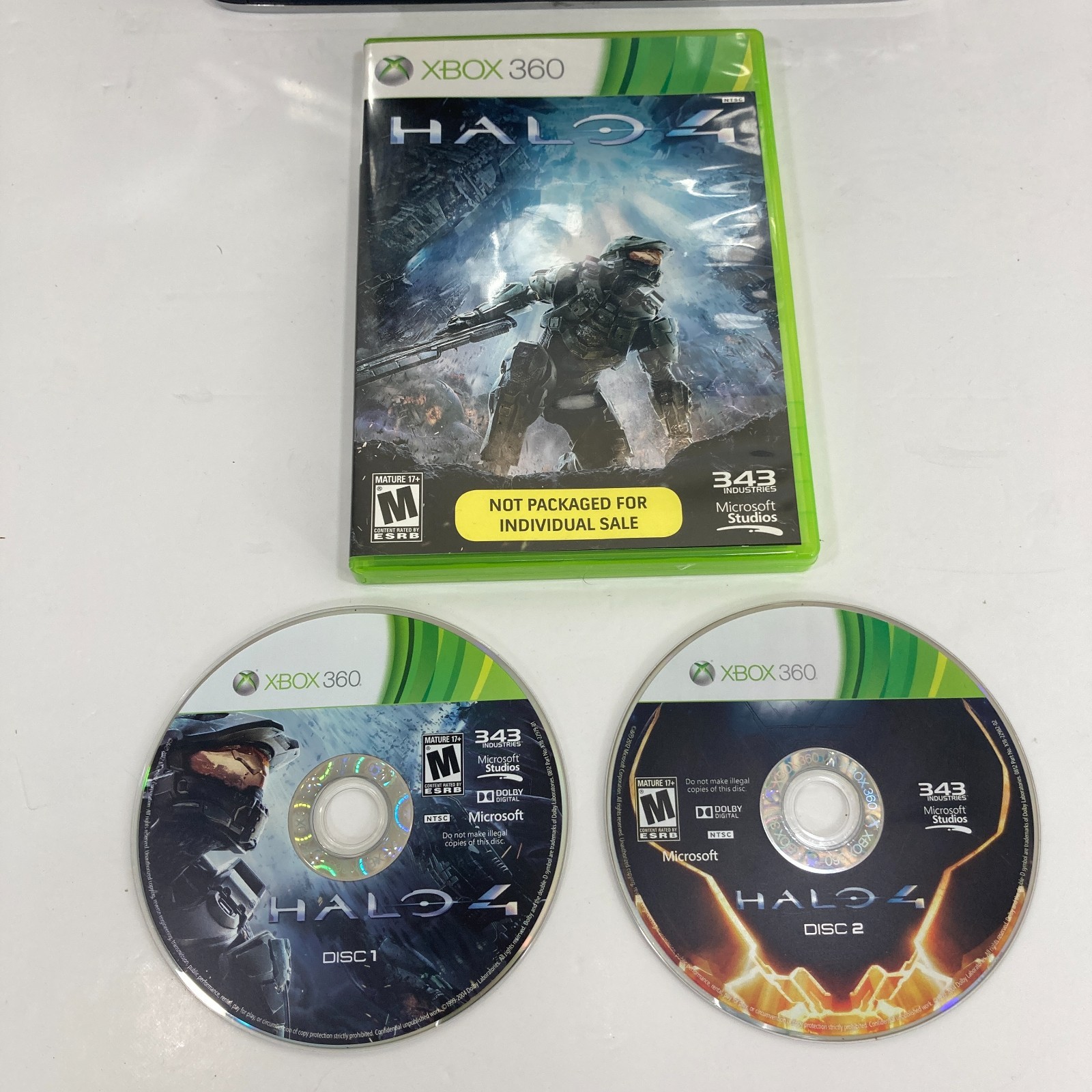 Microsoft Xbox 360 S Halo 4 Limited Edition Console 320GB HDD Model 1439 TESTED