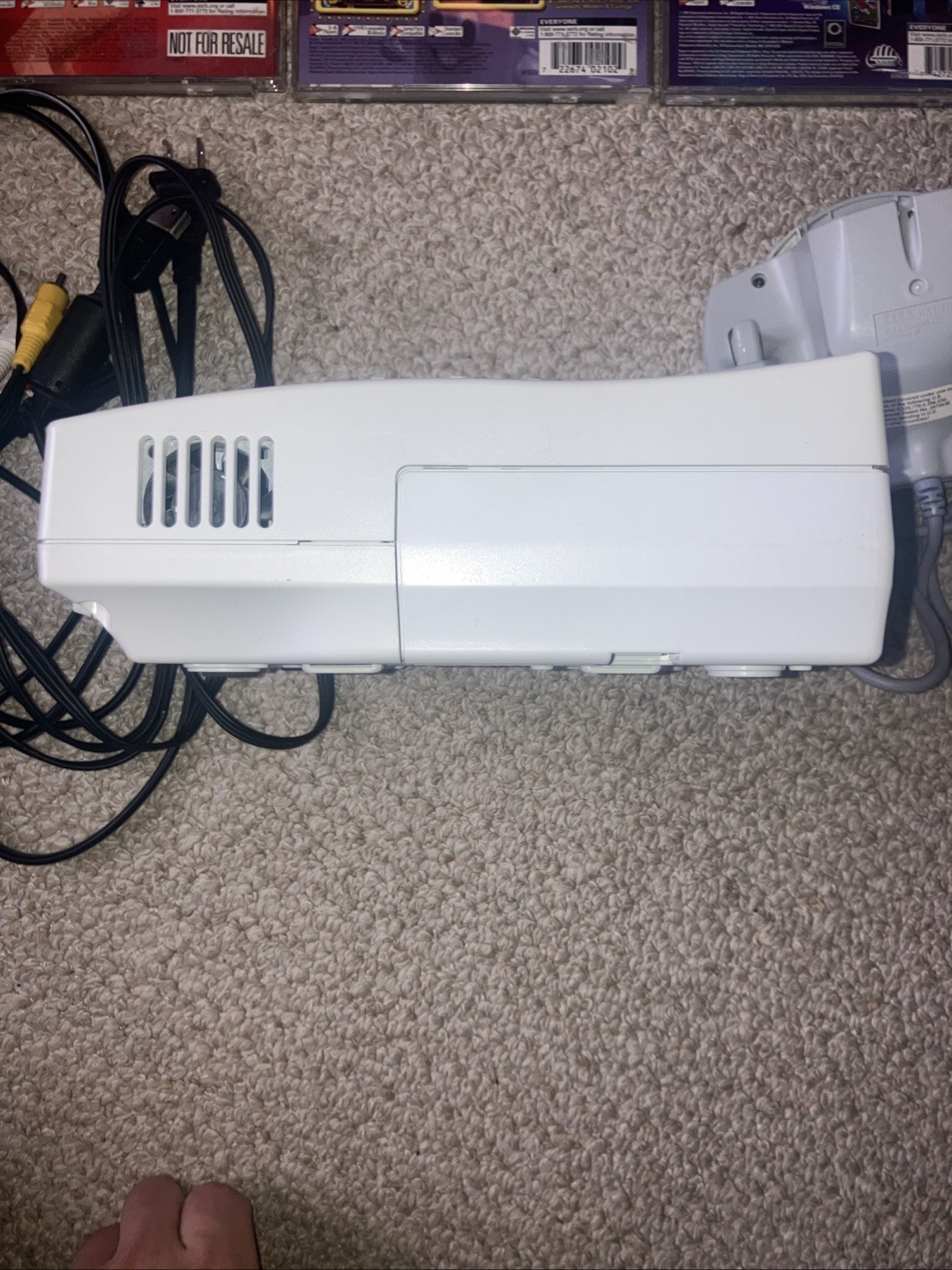 Sega Dreamcast WHITE Bundle, Console, 1 Controller And 3 Games TESTED + WORKING