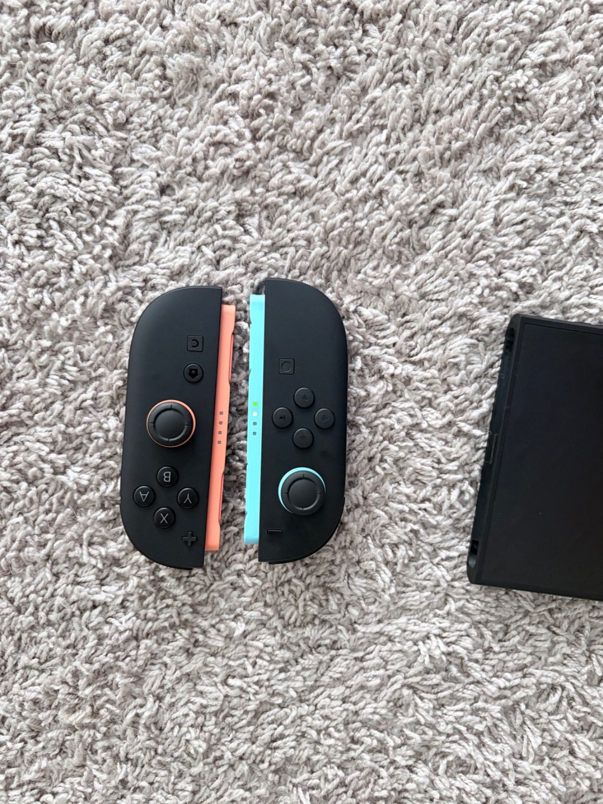 Nintendo Switch HAC-001(-01) with Blue and Red Joy-Con Controllers and Mario…