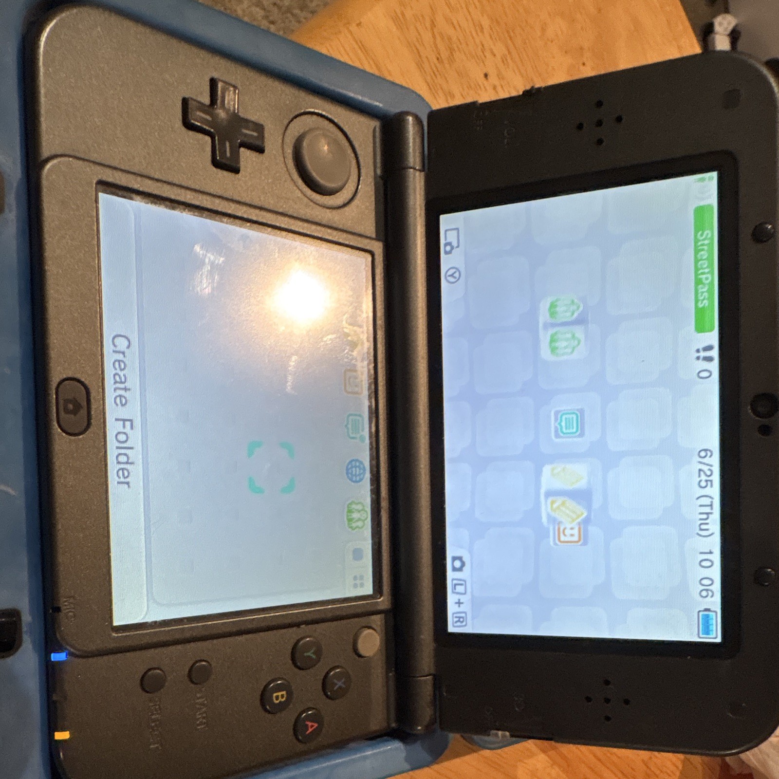 Nintendo 3DS XL Black Handheld System With 3DS Case, 10 games and a charger