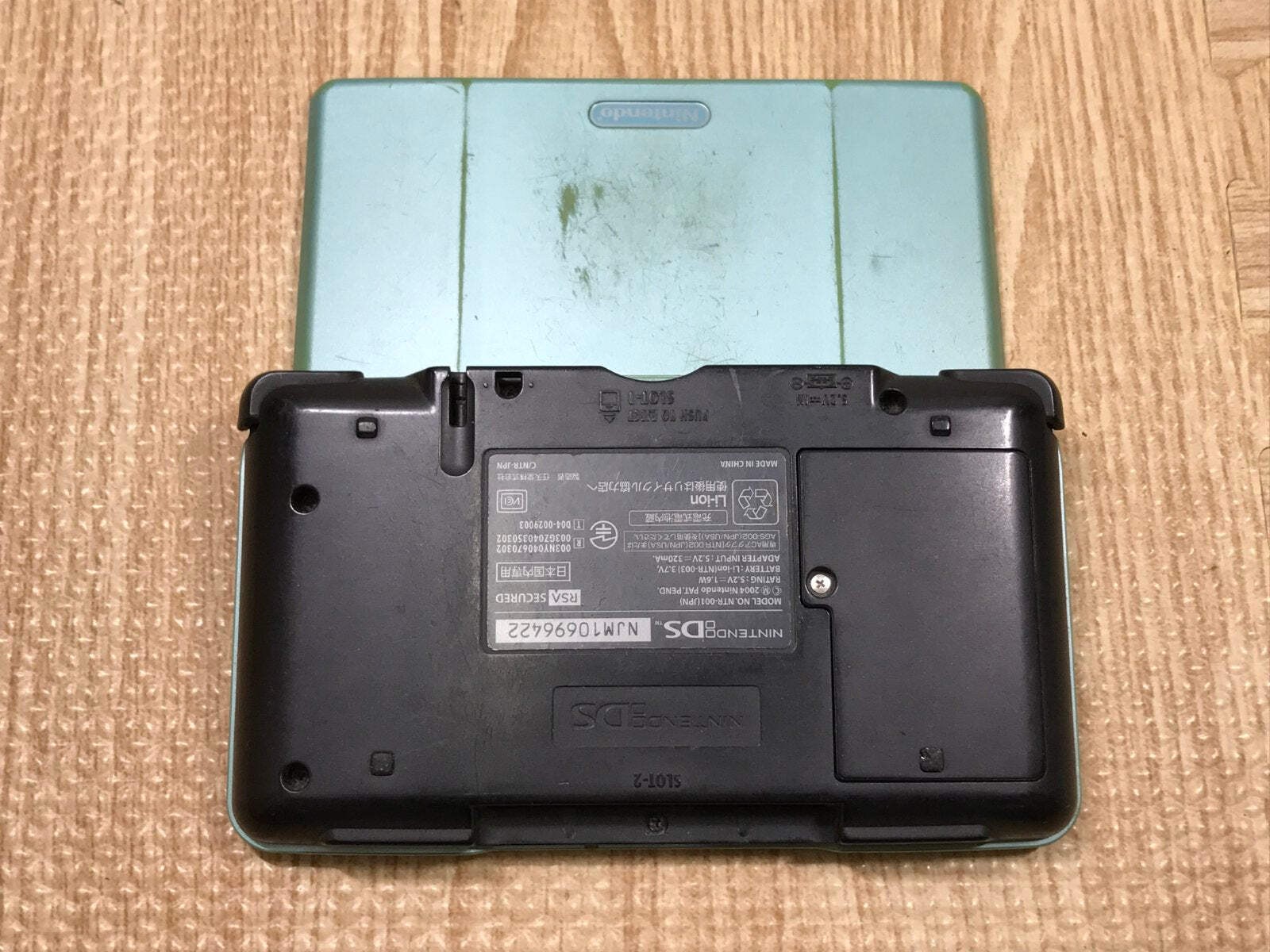 Nintendo DS Turquoise Blue Console Nintendo Japan – With Defects LG9516