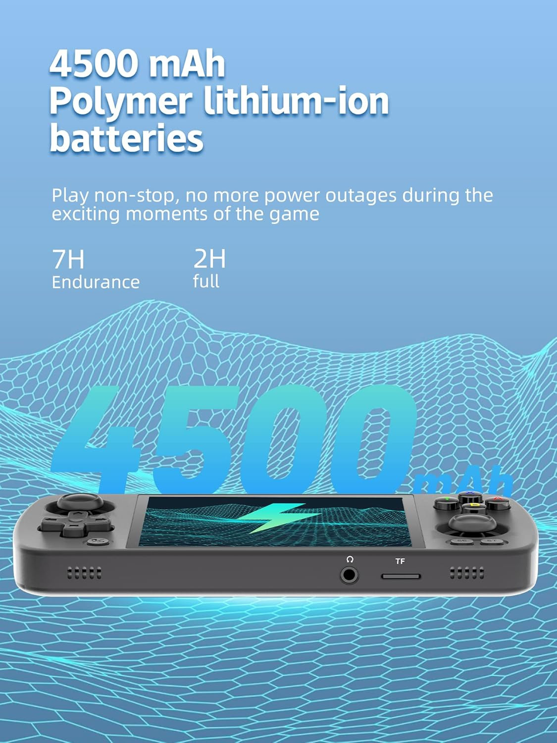 Retro Handheld Game Aluminum Alloy, Android 12 Built-In 128G TF Card 3172 Games,