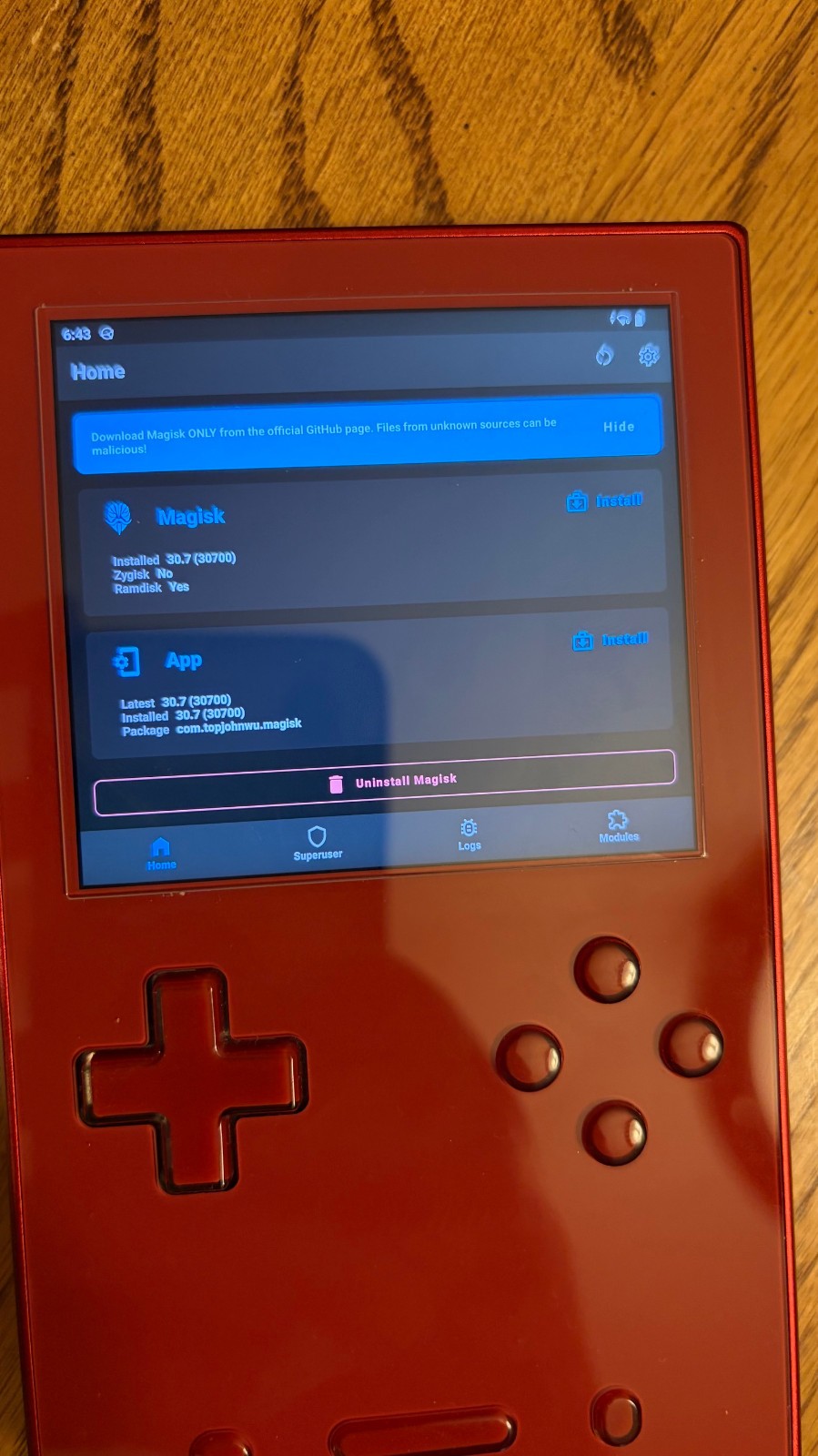 ROOTED Ayaneo Pocket Vert – 12gb/256gb Lava Red – Limited edition + Extras