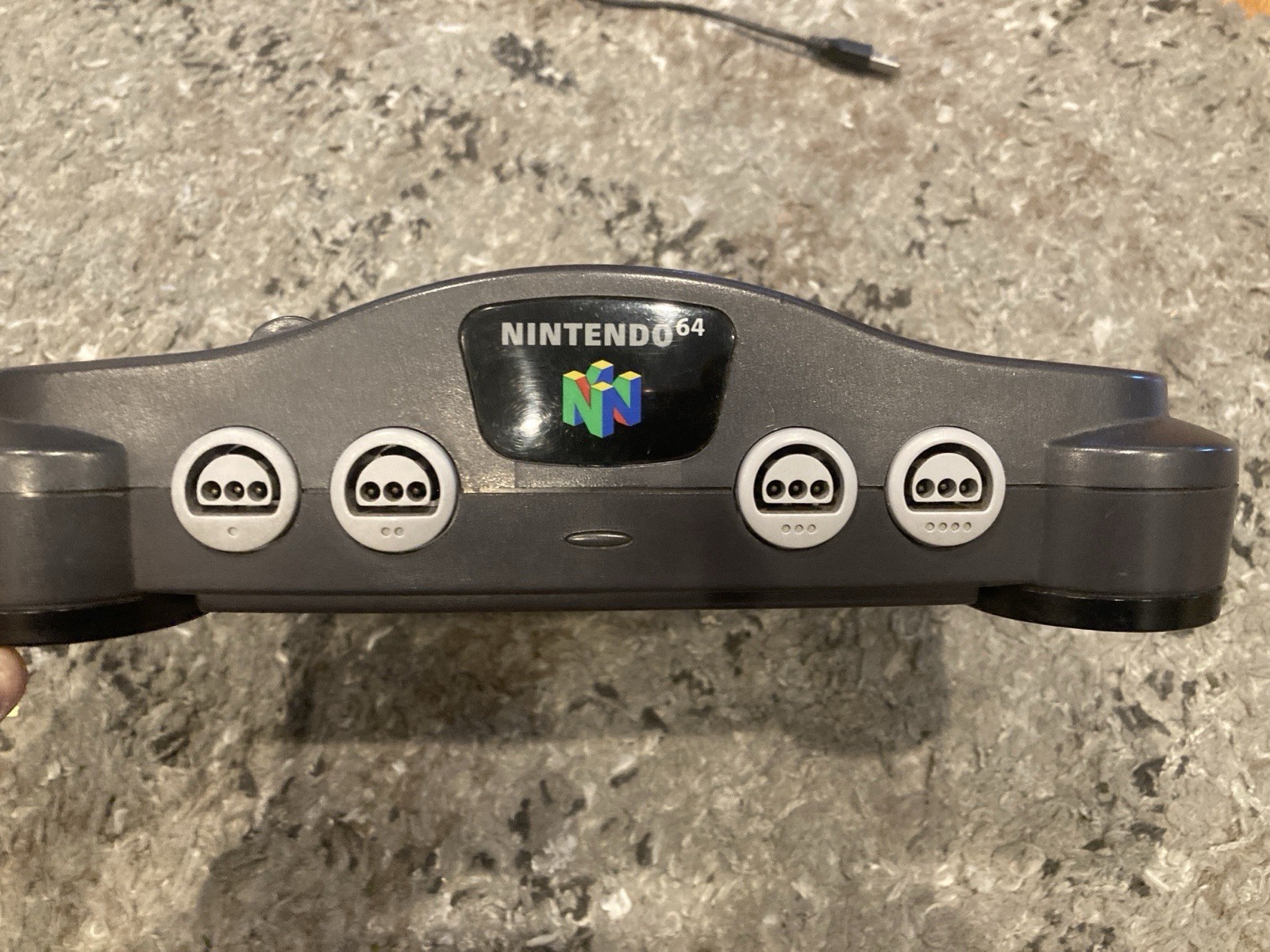 Nintendo 64 N64 With 2 Controllers Games Rumble *read Description *