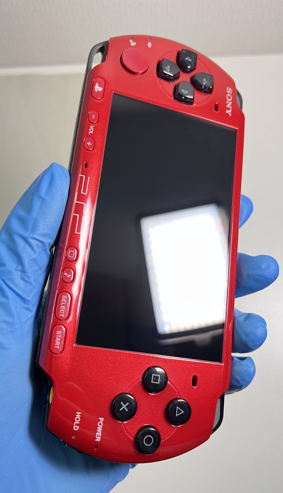 SONY PSP-3000 PSP 3000 Console Red Black in box Region Free w/2GB – Excellent+