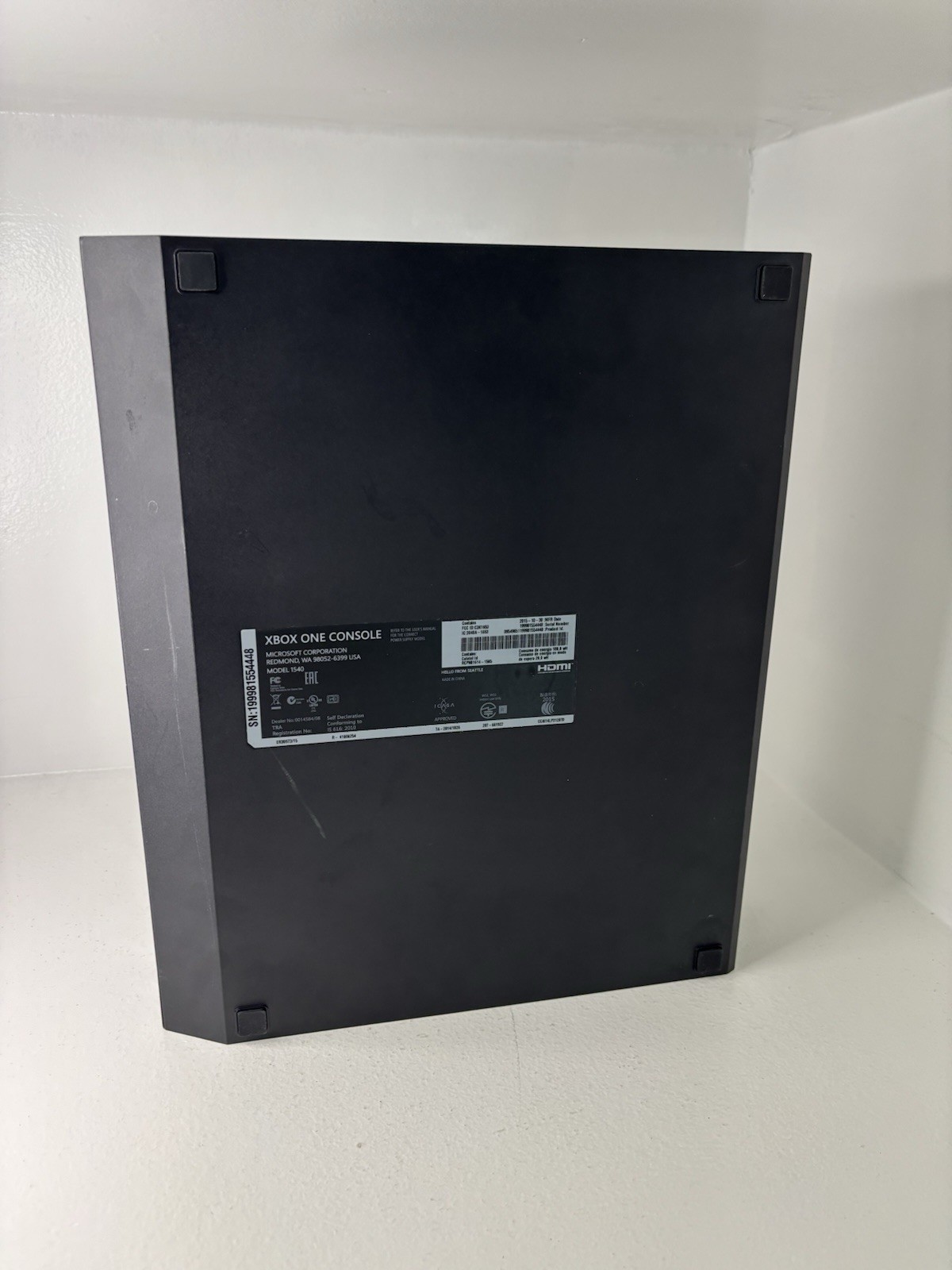 Xbox One 1540 1TB Console Only – Clean Tested & Working. Preowned