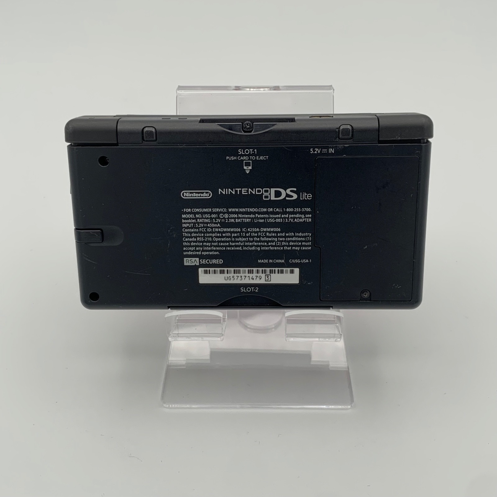 NINTENDO DS LITE RED CRIMSON USG-001: TESTED / WORKING