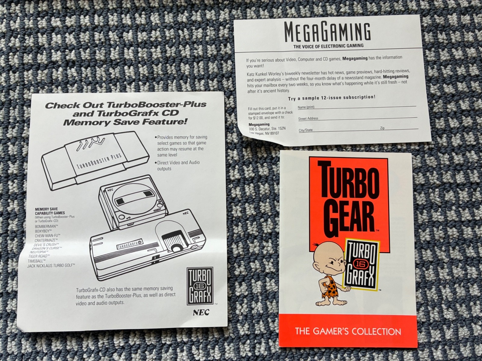 TurboGrafx-16 Console Bundle – TESTED – Bloody Wolf CIB JJ & Jeff Battle Royale