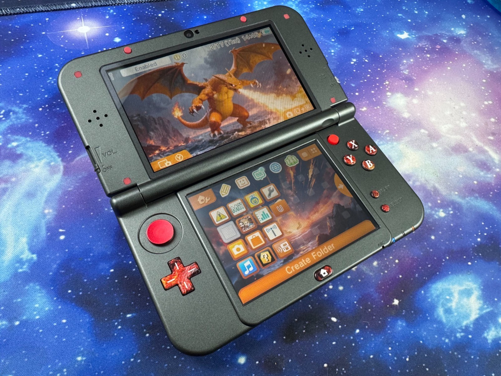 LOOPY USB-C INBUILT CAPTURE CARD Grey New Nintendo 3DS XL Console 128gb UV SHELL