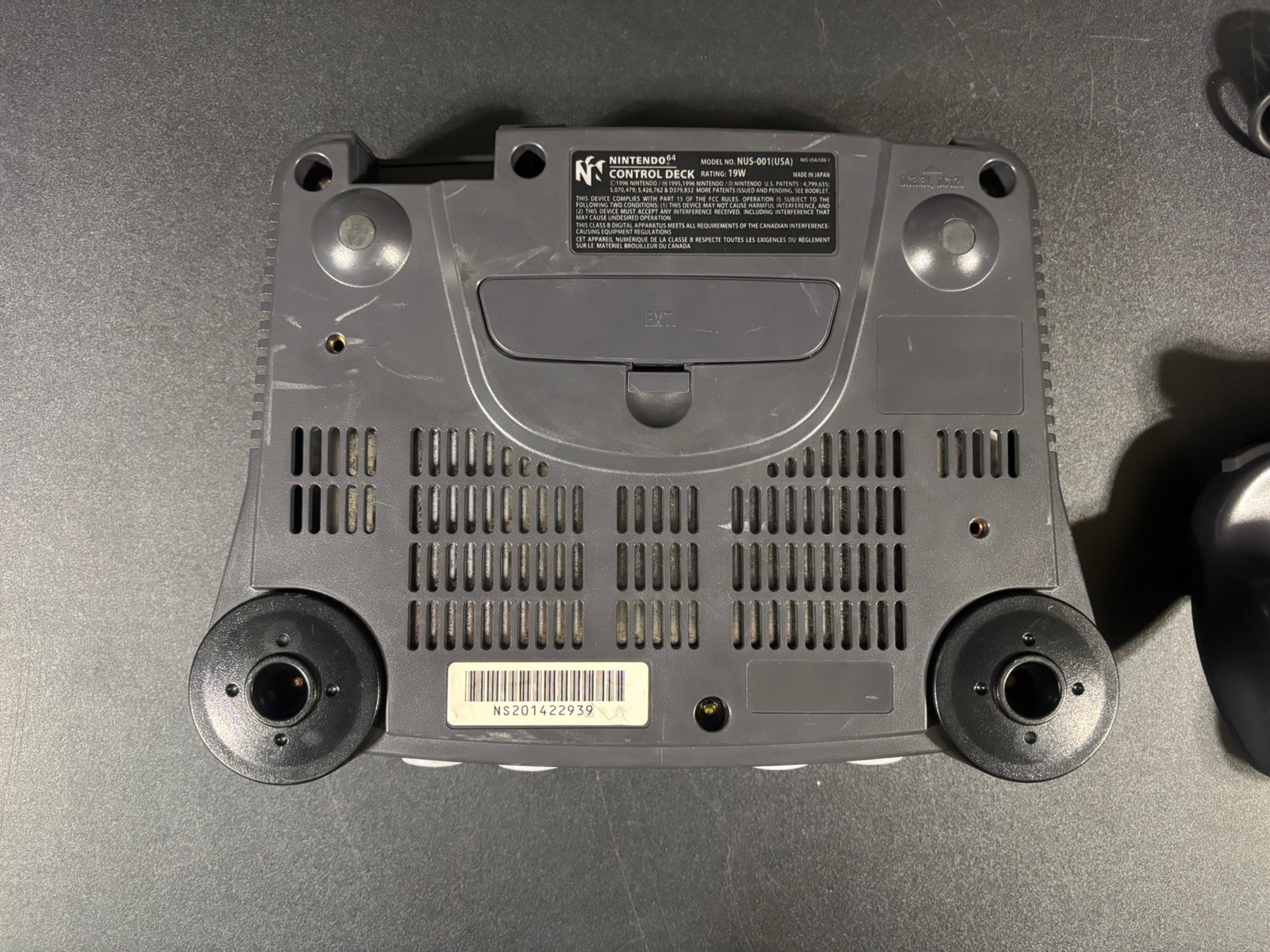 Nintendo 64(N64)Console with Jumper Pack & Memory See Pics & Read Description