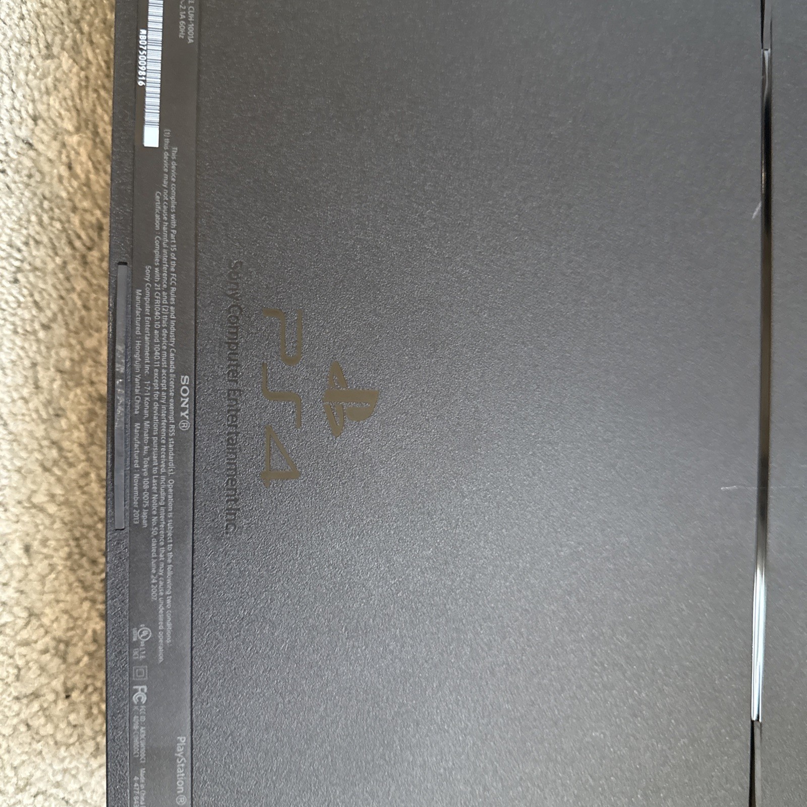 Sony PlayStation 4 500GB Gaming Console Only – Black CUH-1001A -FREE SHIPPING