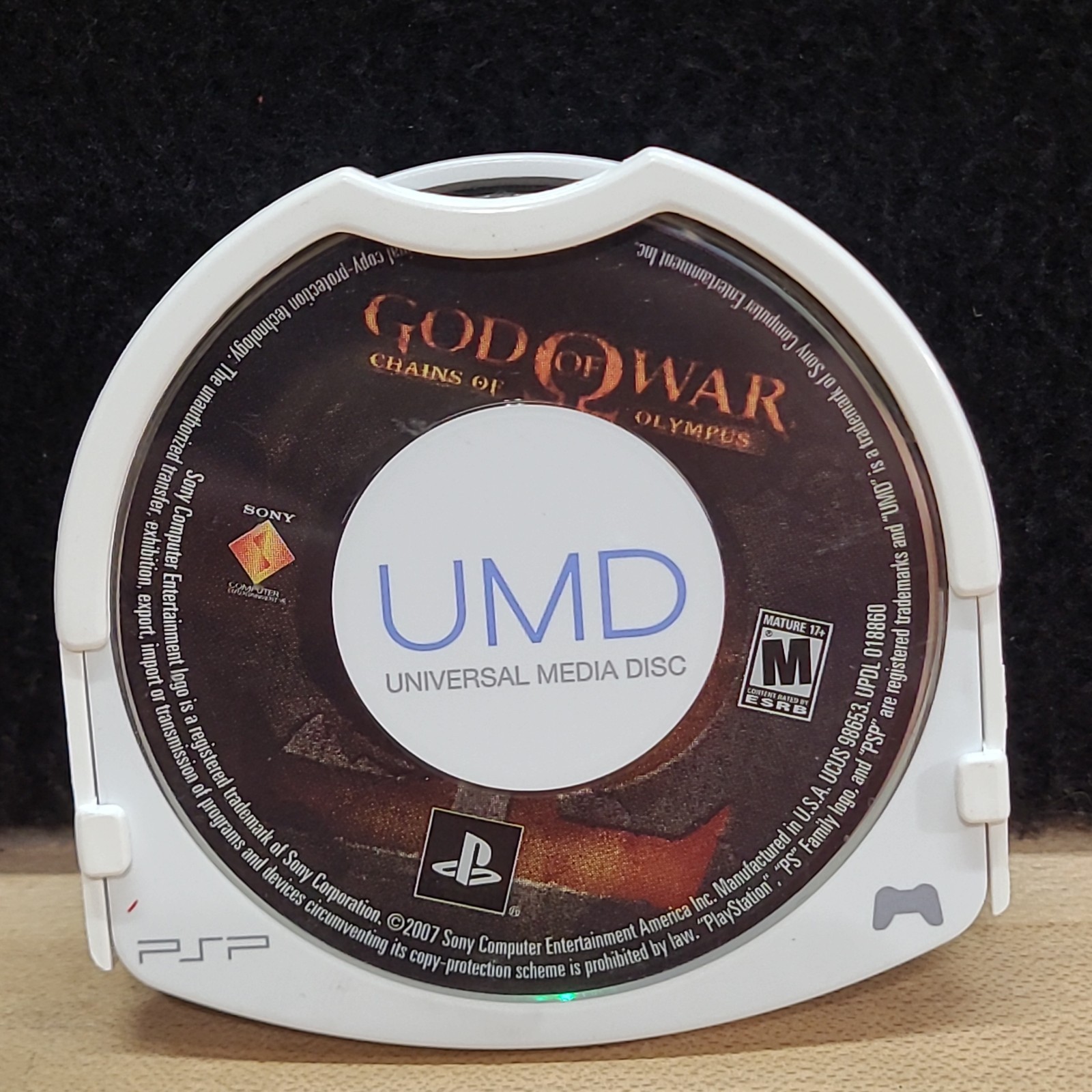 Sony PlayStation Portable PSP-2001 God of War Edition Red Console W/Game New Bat