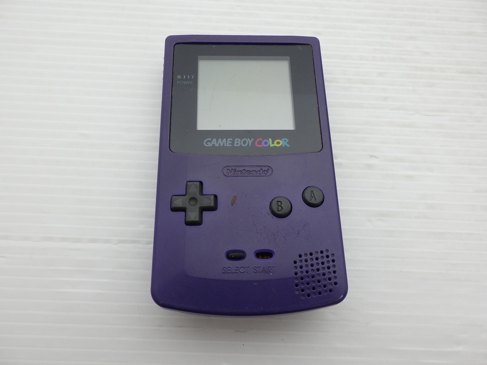 AS IS-Game Boy Color Console (CGB-001 / Purple) 9000025457743