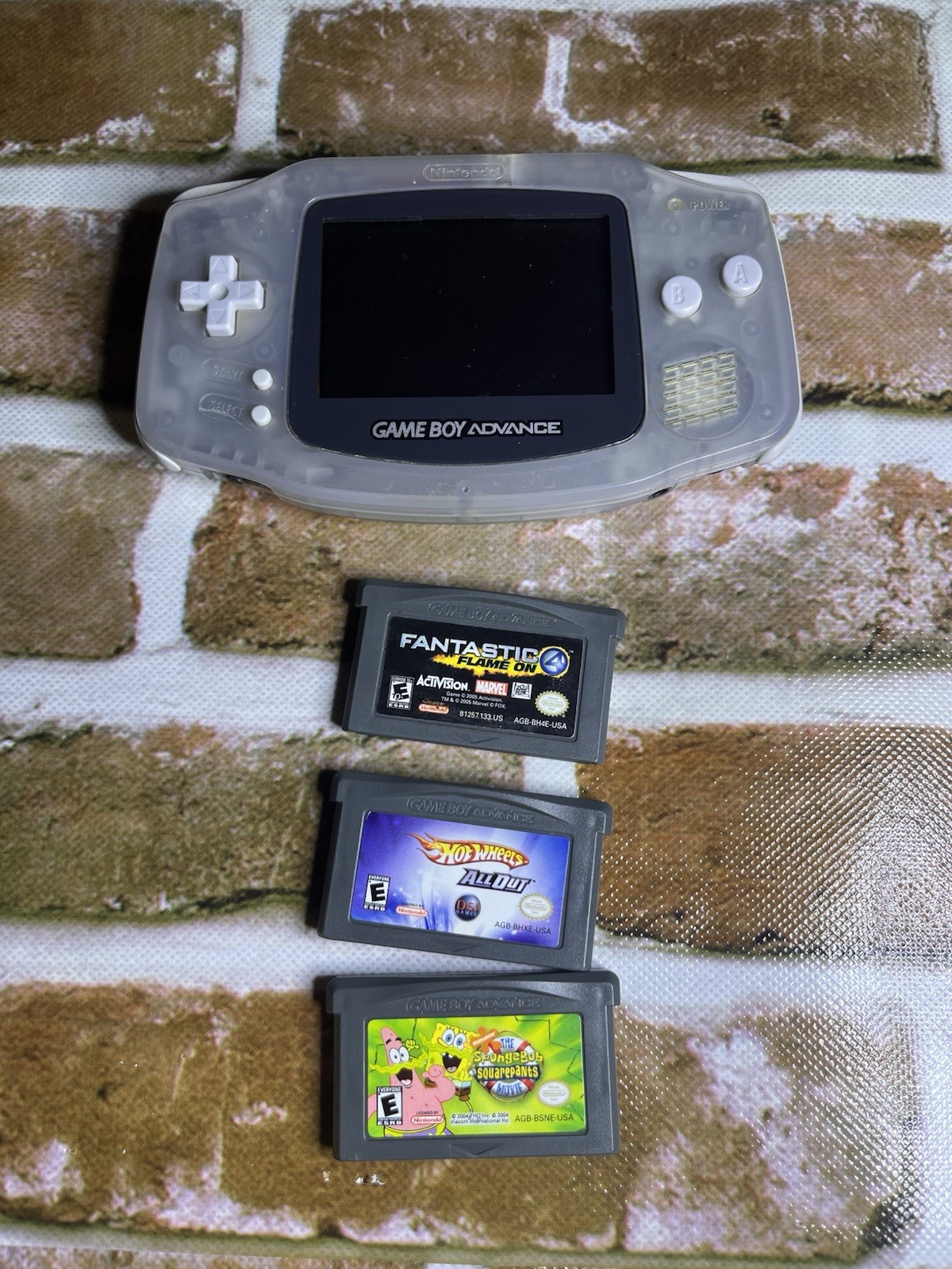 Nintendo Game Boy Advance Console System – Clear Glacier