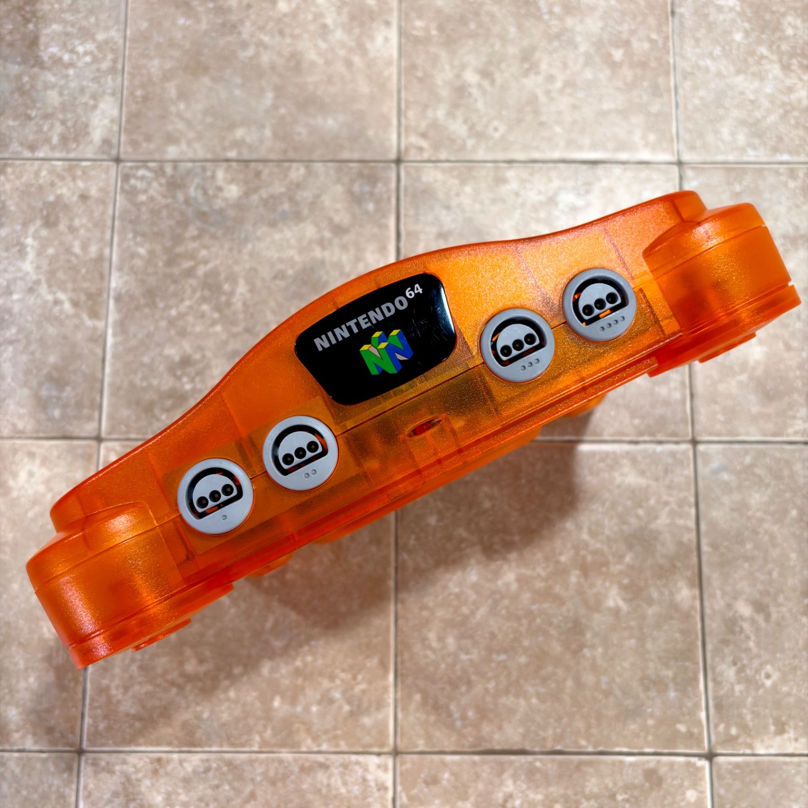 Nintendo 64 Console REGION FREE Funtastic Fire Orange Translucent Refurbished