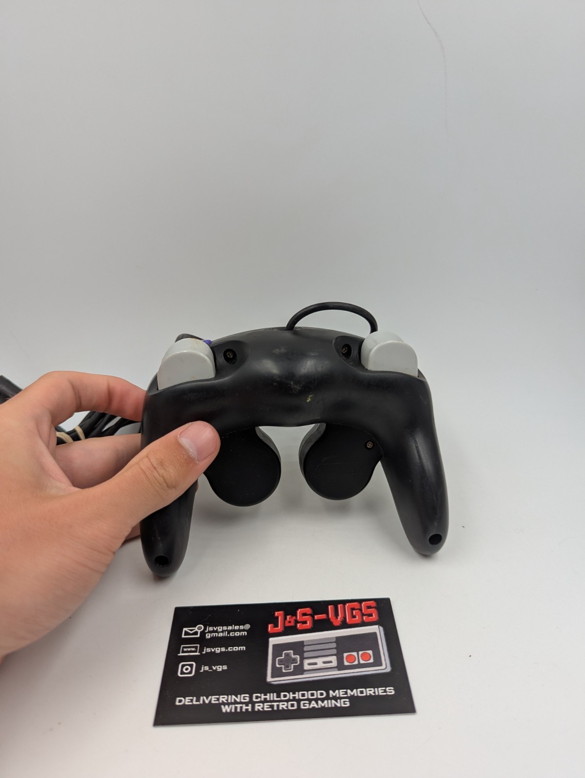 Nintendo GameCube Jet Black No Disc Read AS IS Console Yobo Controller