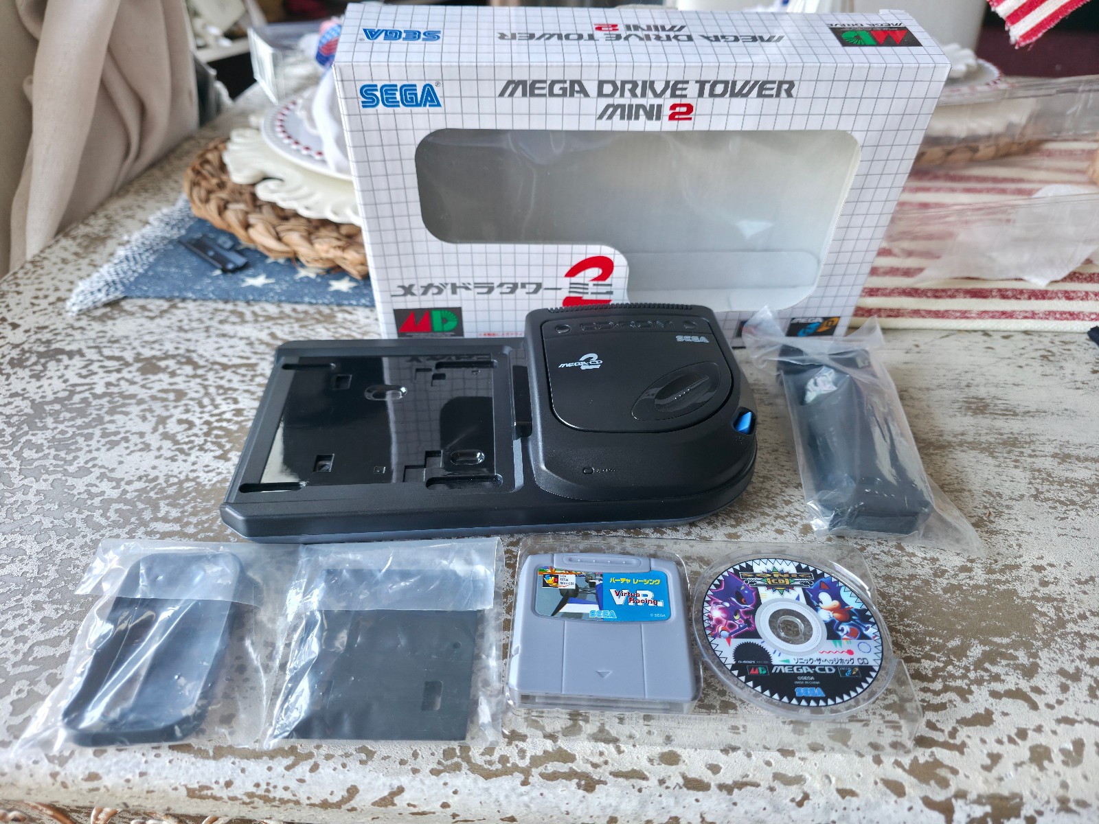 SEGA Genesis/Mega Drive Mini Megadora Tower Mini Accessory Kit HAA-2920