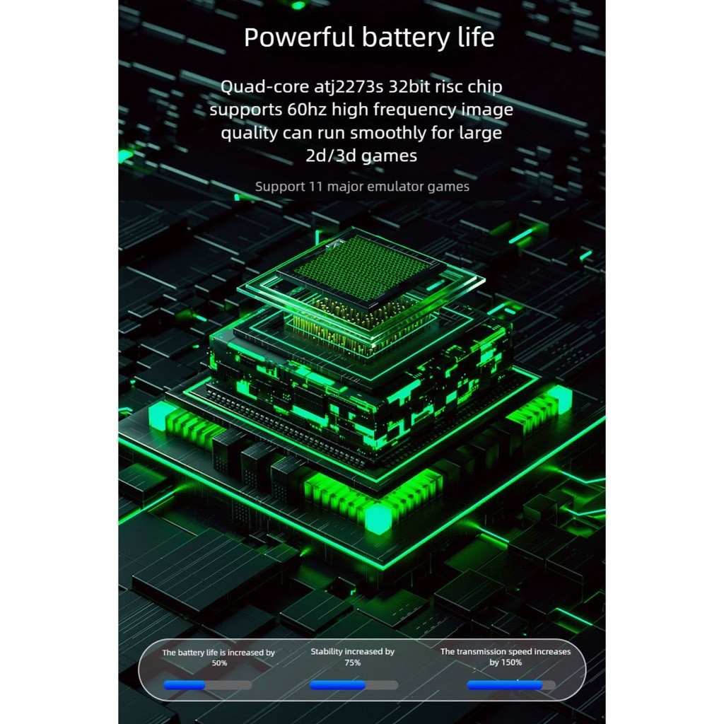 New – X6 Handheld Video Game Console 3.5 In 10000 Games Supports Expansion Cards