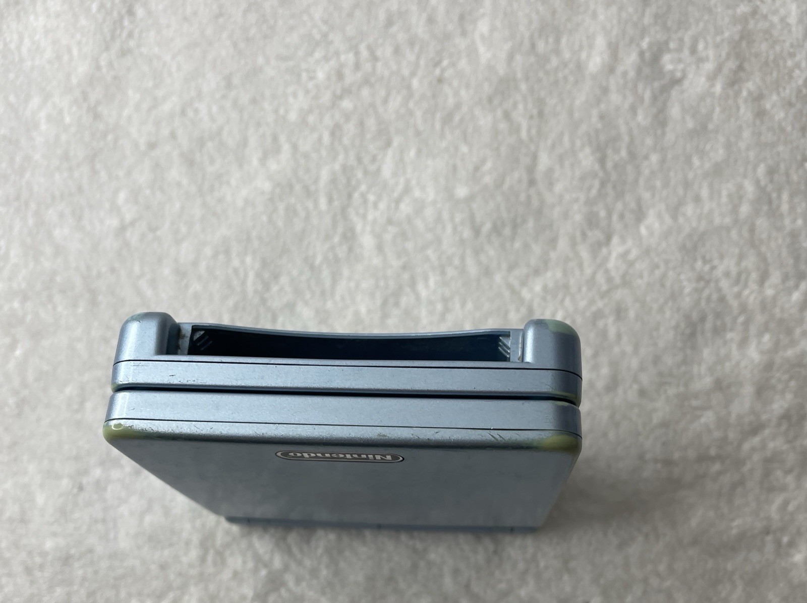 Nintendo Game Boy Advance SP GBA Pearl Blue AGS-101 Handheld Console- Tested