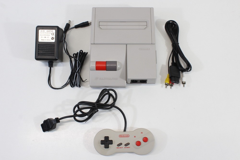 Nintendo AV New Famicom Console FC HVC-101 Controller AC AV Bundle JP Japan #1