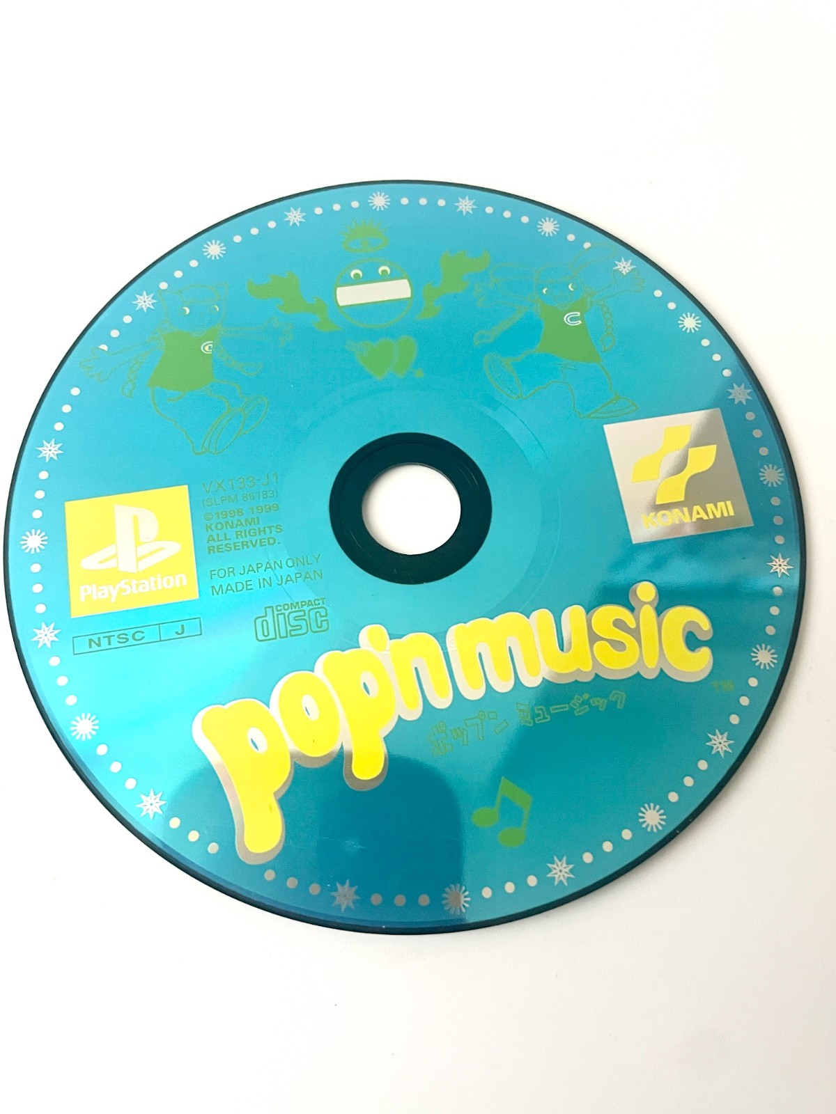 Konami Pop’n Music Controller PS1 PlayStation + Pop’n Music 1 & 2 Japan Set