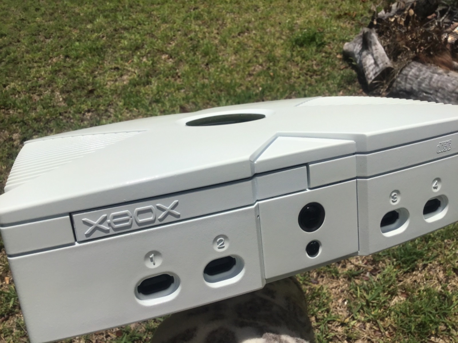 Original Xbox CASE ✨ JUST THE CASE ITSELF✨ ✨parts white with blue insides