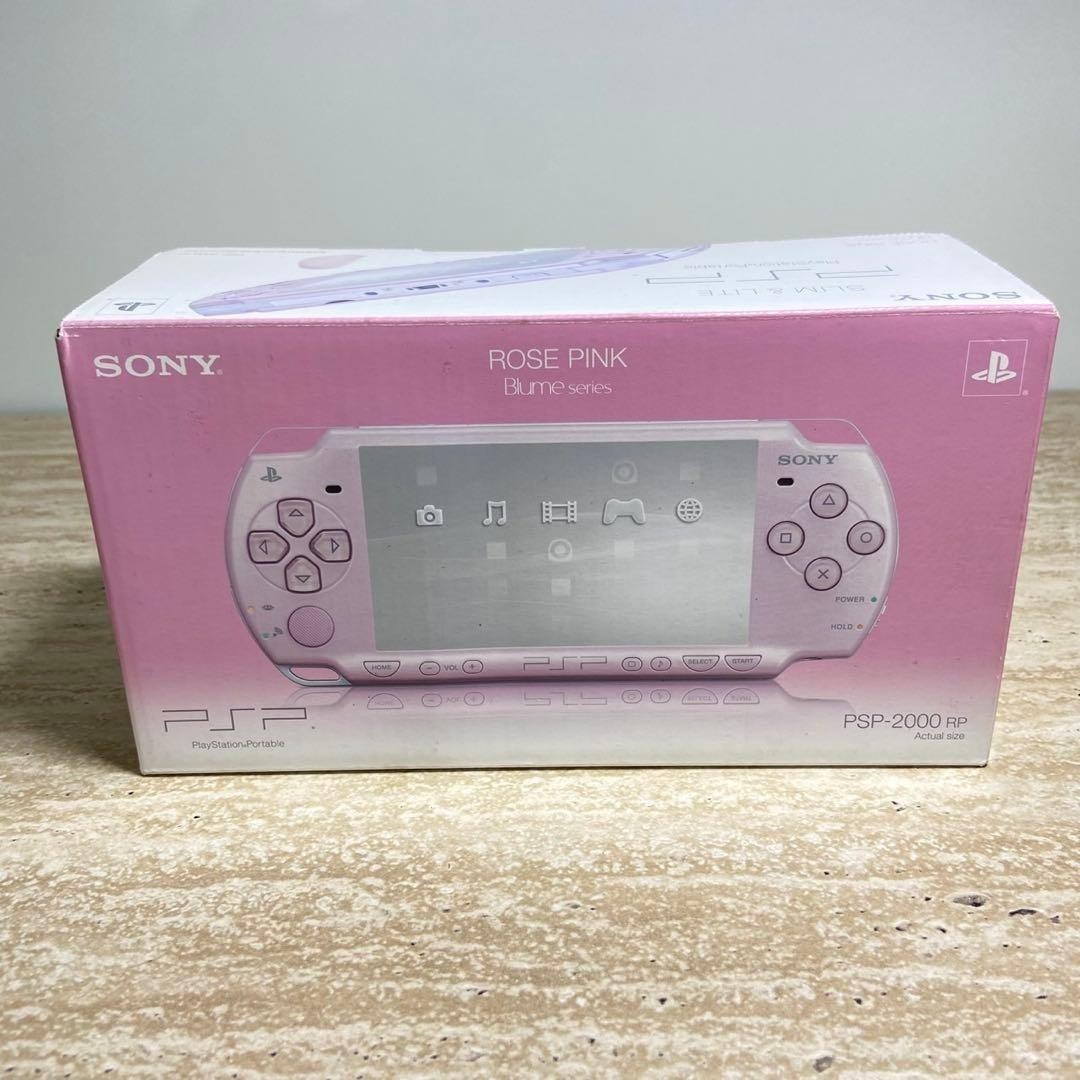 Sony PSP 2000 Rose Pink Almost Unused Complete in Box 6758